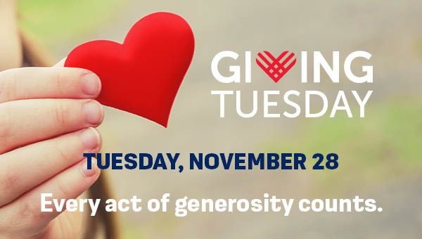 Giving Tuesday - It's time for giving!